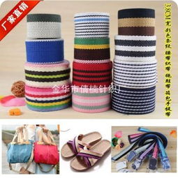 廠家直銷，品質保證 探秘義烏國際商貿城四區倩楠針織廠的特色織帶產品